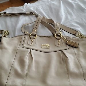 Coach leather handbag